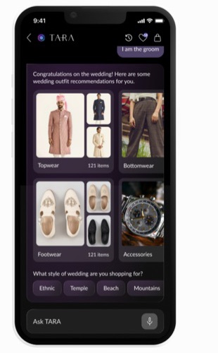 TARA, a conversational AI shopping assistant
